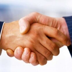 stretta di mano