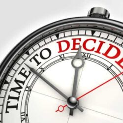 orologio "tempo di decidere"